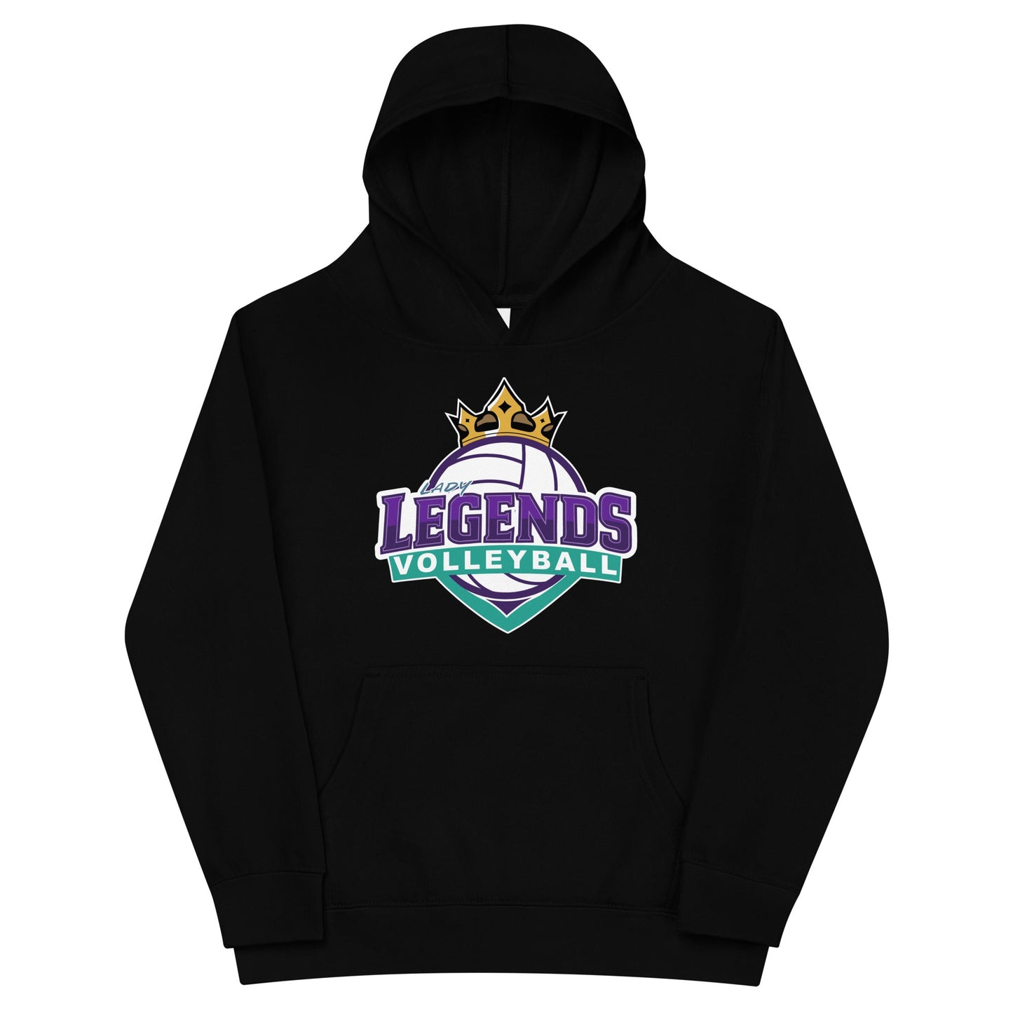 Performance | Youth Hoodie | Lady Legends Volleyball | Crown Logo