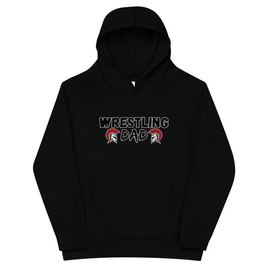Performance | Youth Hoodie | Lafayette Warrior Youth Wrestling | Dad Emblem Logo