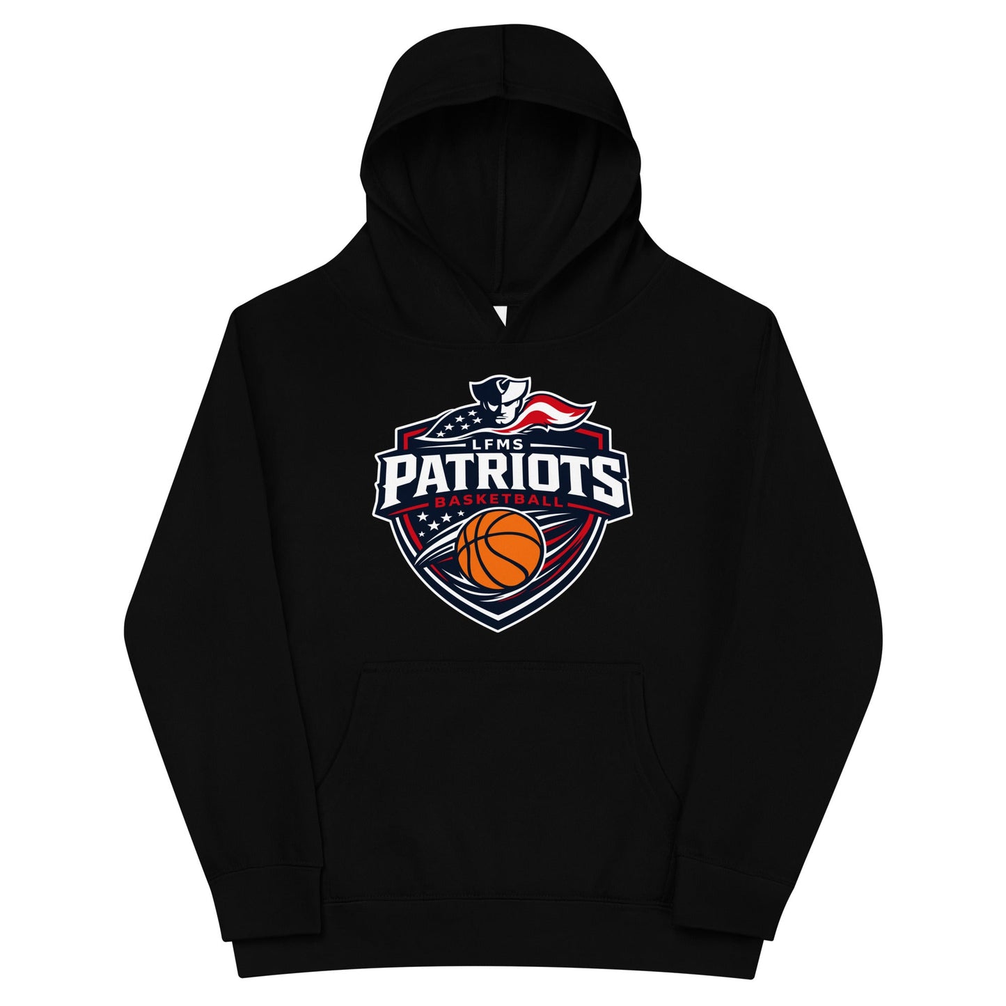 Performance | Youth Hoodie | LFMS Athletics | Patriots Basketball Logo