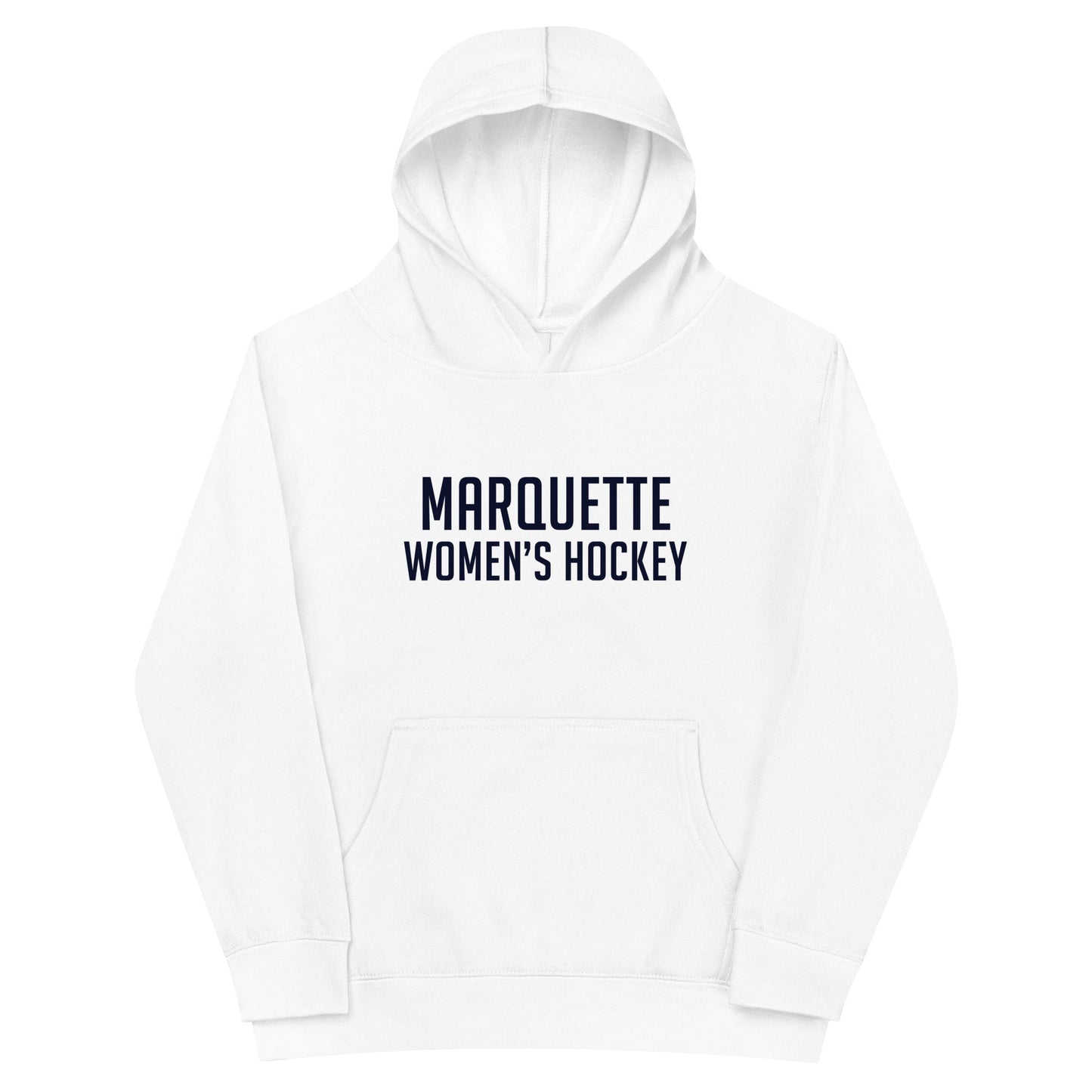 Performance | Youth Hoodie | Marquette University Women's Hockey | Collegiate Front Logo