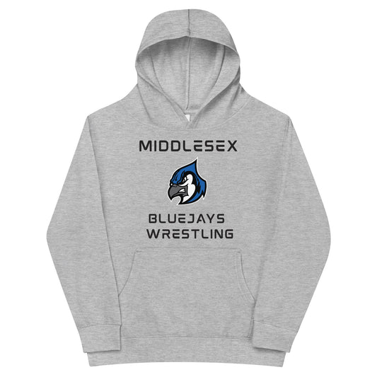Performance | Youth Hoodie | Middlesex Bluejays Wrestling | Bluejays Logo