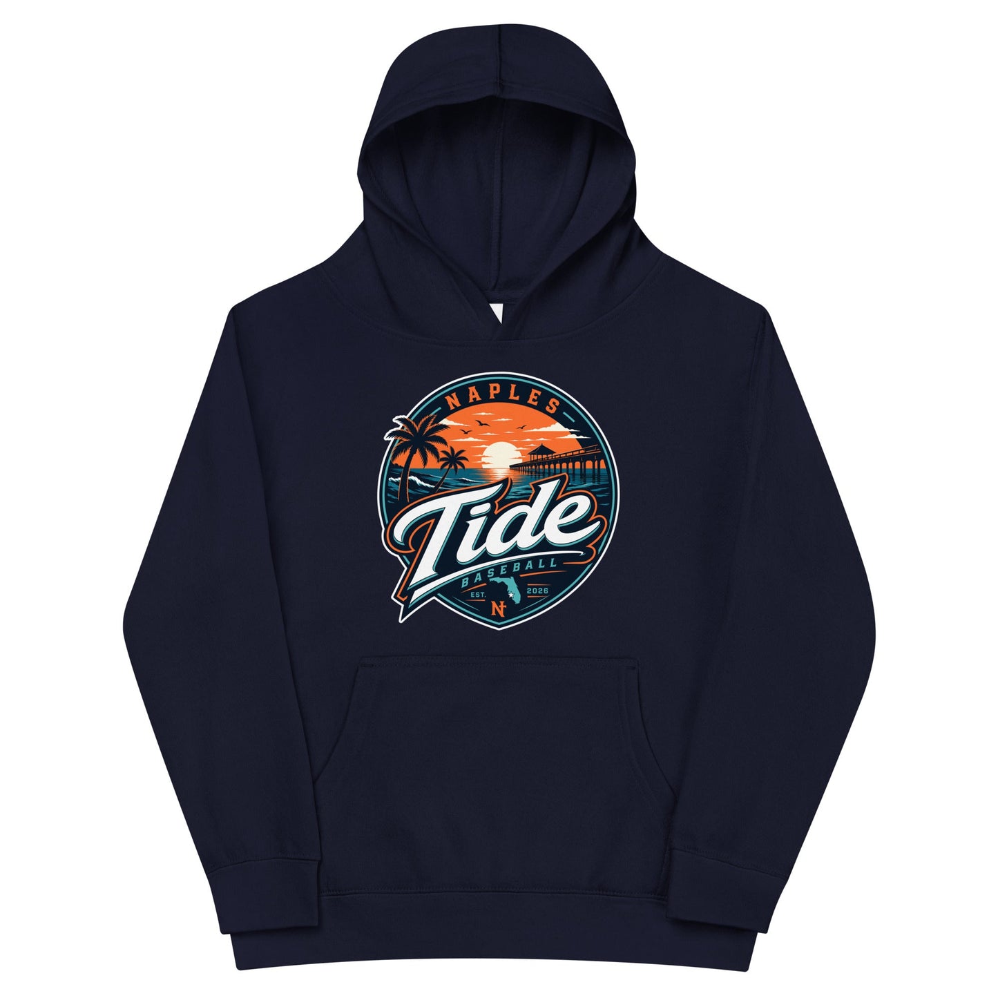Performance | Youth Hoodie | Naples Tide | Enblem Logo