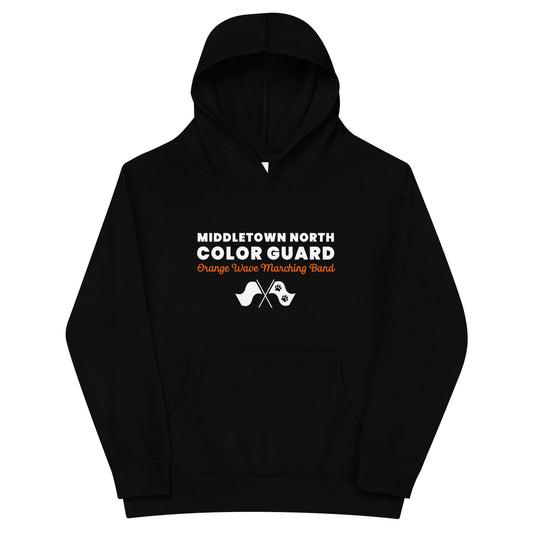 Performance | Youth Hoodie | Orange Wave Marching Band | Modern Script Logo