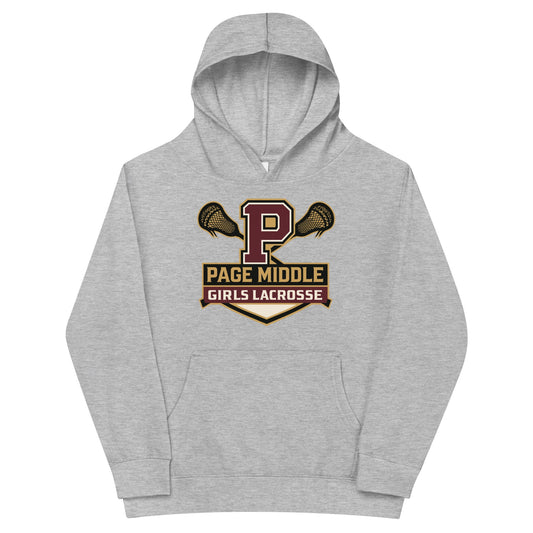 Performance | Youth Hoodie | Page Middle Girls Lacrosse | Block P Logo
