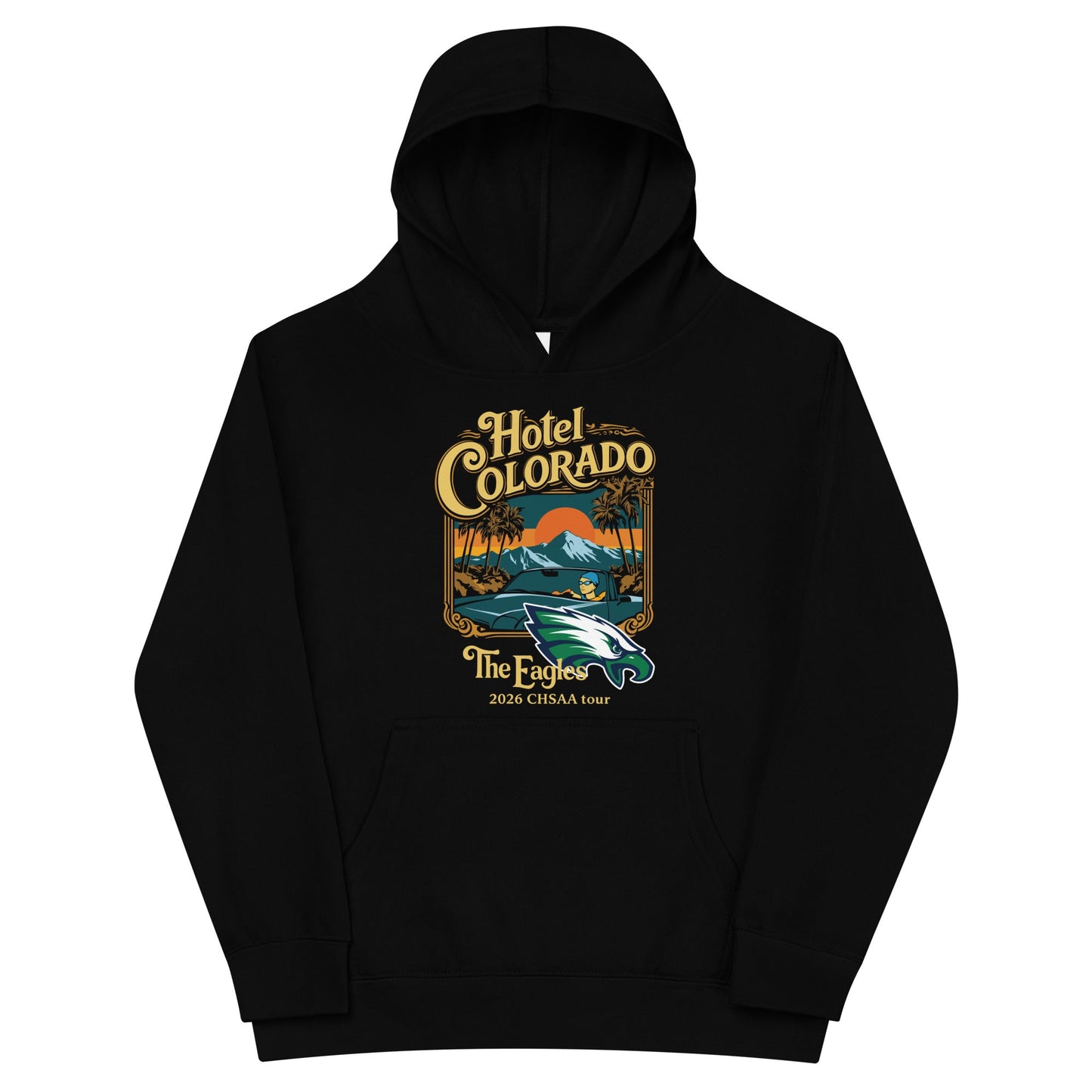 Performance | Youth Hoodie | PINE CREEK SWIM & DIVE | Hotel Colorado Logo