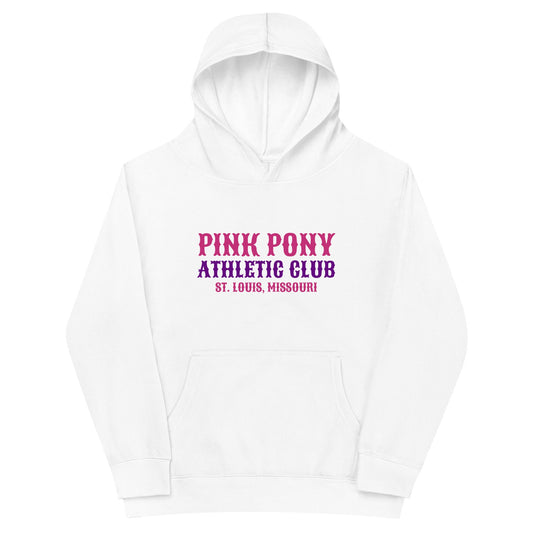 Performance | Youth Hoodie | Pink Pony Athletic Club | Athletic Wordmark Logo