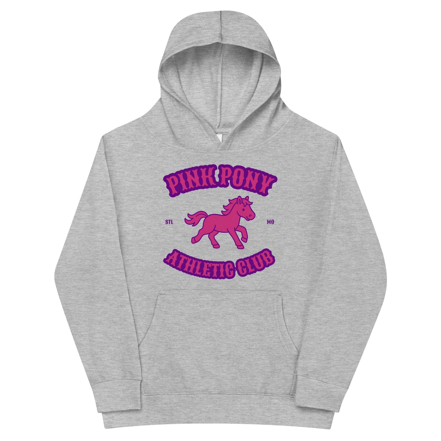 Performance | Youth Hoodie | Pink Pony Athletic Club | Crest Logo