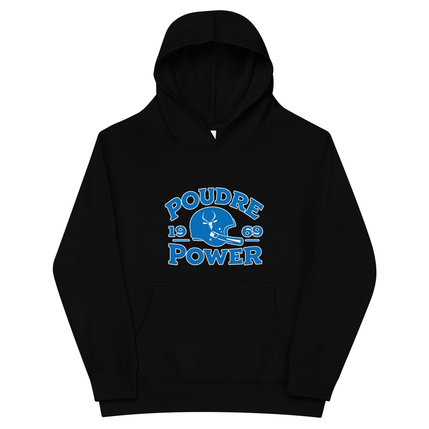 Performance | Youth Hoodie | Poudre Football | Crest Logo