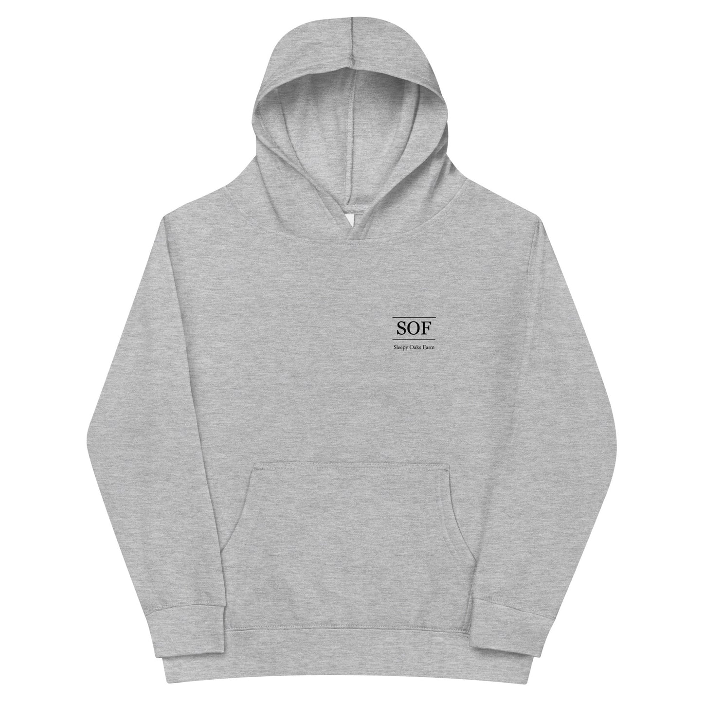 Performance | Youth Hoodie | Sleepy Oaks Farm | SOF Logo