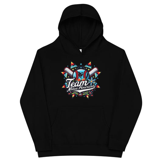 Performance | Youth Hoodie | Team Native American | Tribal Emblem Logo