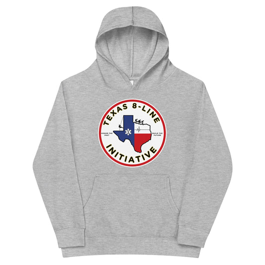 Performance | Youth Hoodie | Texas 8 - Line Initiative | Badge Logo
