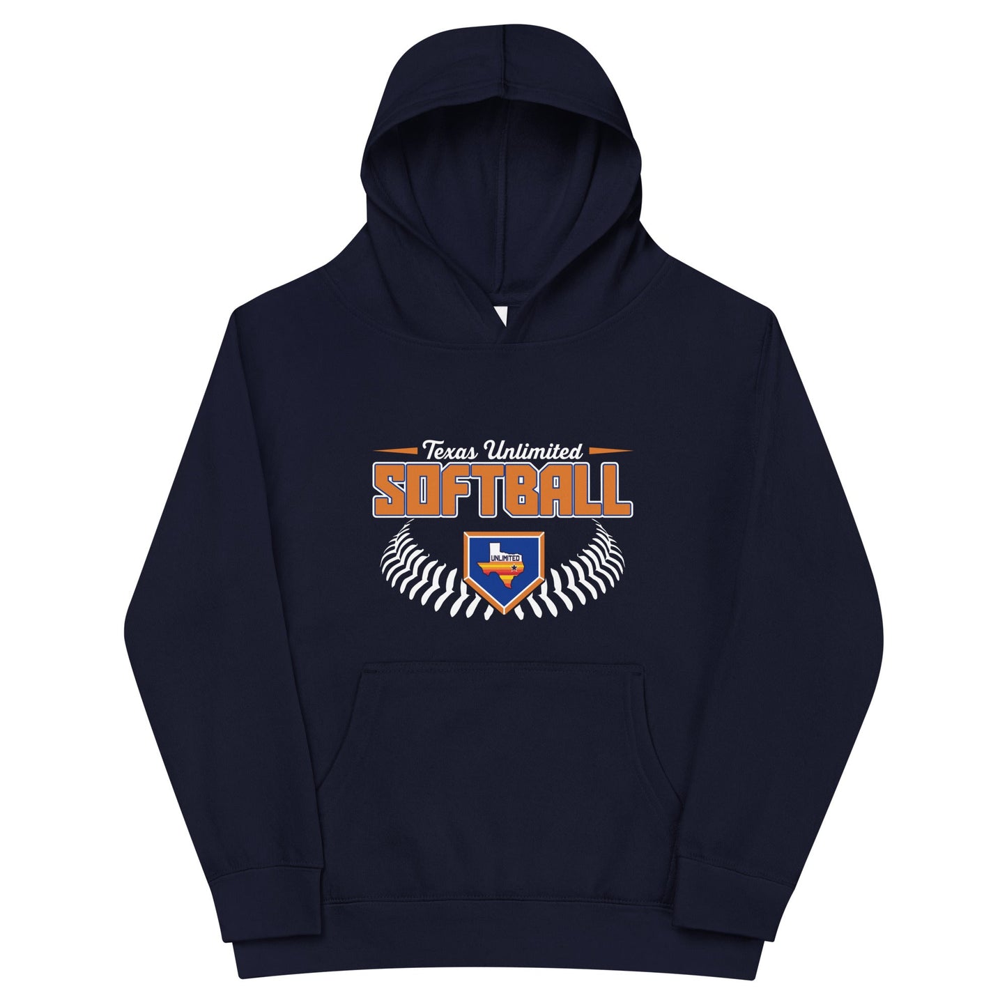 Performance | Youth Hoodie | Texas Unlimited | Softball Logo