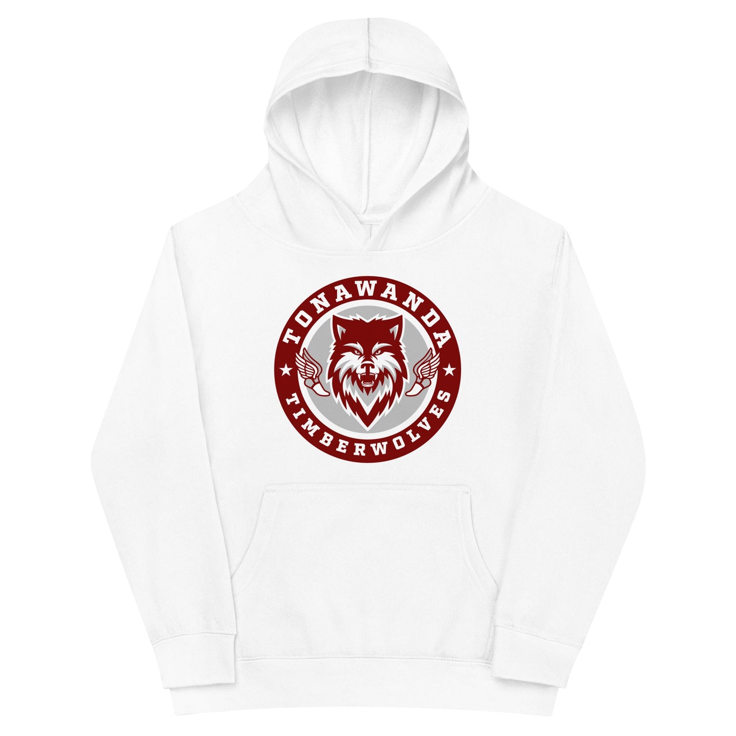 Performance | Youth Hoodie | Tonawanda High School Track and Field | Mascot Badge Logo