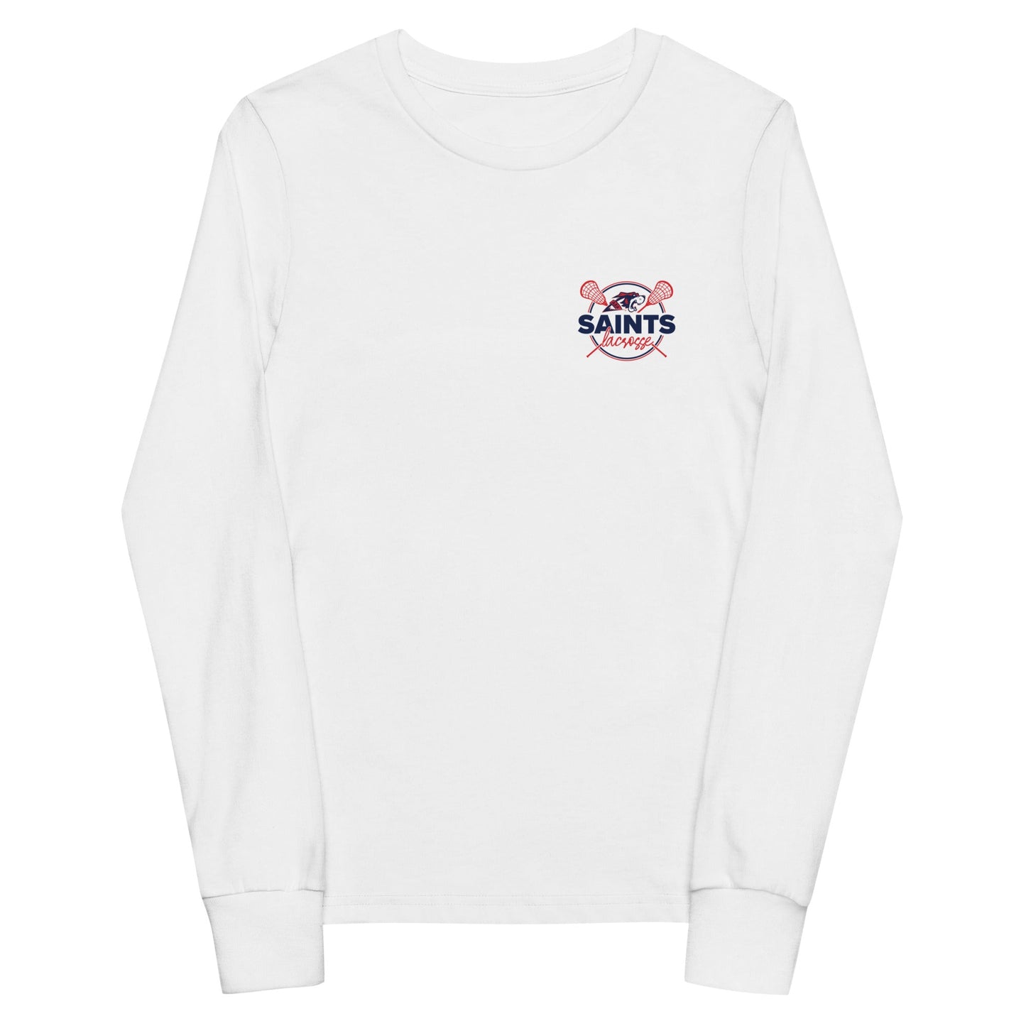 Performance | Youth Long Sleeve T-Shirt | All Saints Academy Lacrosse | Pocket Logo