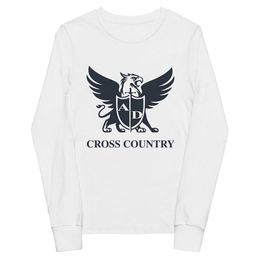 Performance | Youth Long Sleeve T-Shirt | Arma Dei Academy Cross Country | Griffin Logo