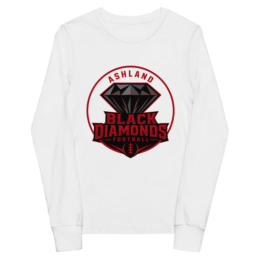 Performance | Youth Long Sleeve T-Shirt | Ashland Black Diamonds | Badge Logo
