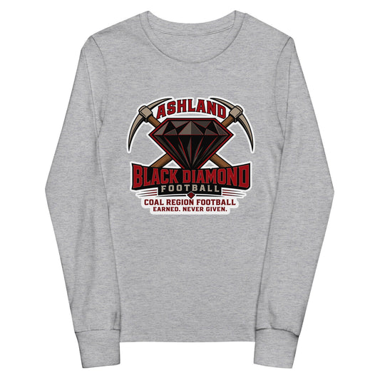 Performance | Youth Long Sleeve T-Shirt | Ashland Black Diamonds | Vanguard Logo