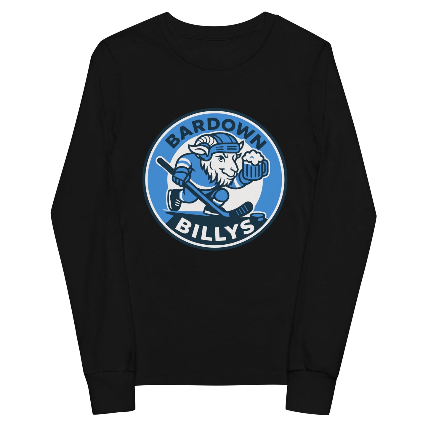 Performance | Youth Long Sleeve T-Shirt | Bardown Billys | Badge Logo