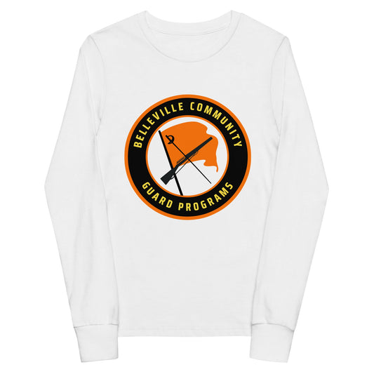 Performance | Youth Long Sleeve T-Shirt | Belleville Community Guard Programs | Badge Logo