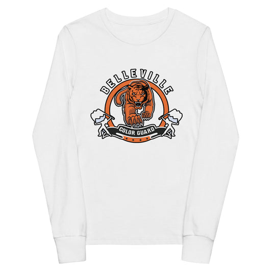 Performance | Youth Long Sleeve T-Shirt | Belleville Community Guard Programs | Vanguard Logo