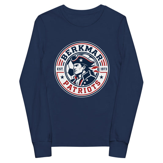 Performance | Youth Long Sleeve T-Shirt | Berkmar High School Soccer | Badge Logo