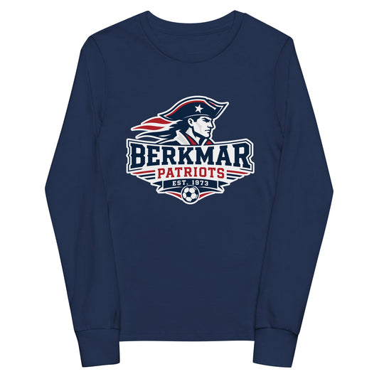 Performance | Youth Long Sleeve T-Shirt | Berkmar High School Soccer | Vanguard Logo