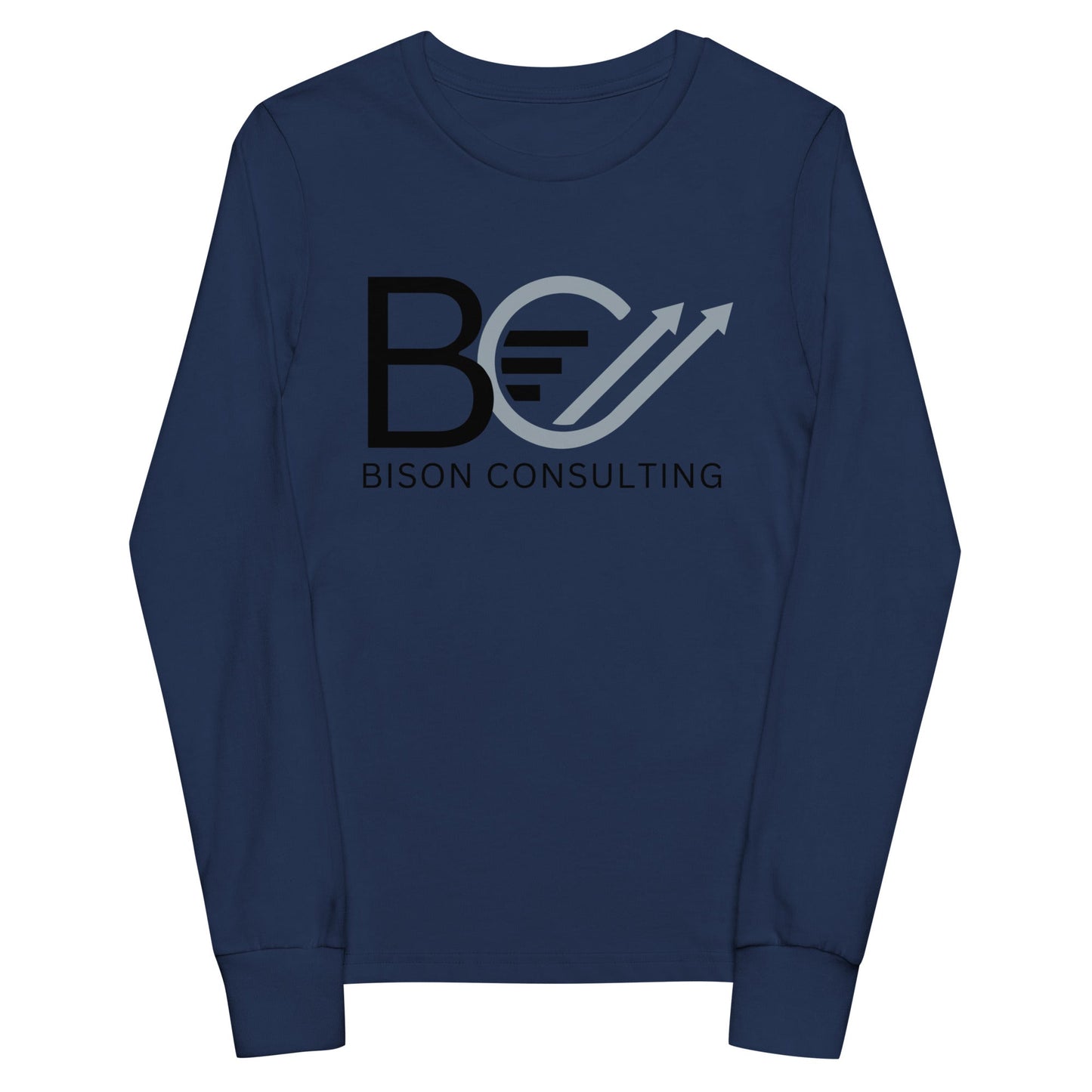 Performance | Youth Long Sleeve T-Shirt | Bison Consulting | BC Crest Logo