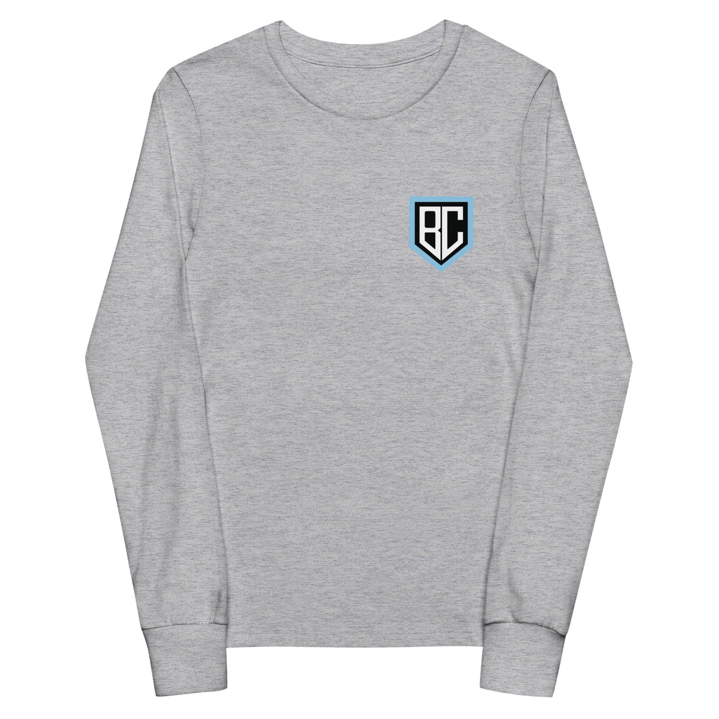 Performance | Youth Long Sleeve T-Shirt | Blue Collar Softball 2034 | Emblem Logo