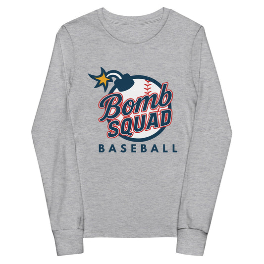 Performance | Youth Long Sleeve T-Shirt | Bomb Squad Baseball | Alt Logo