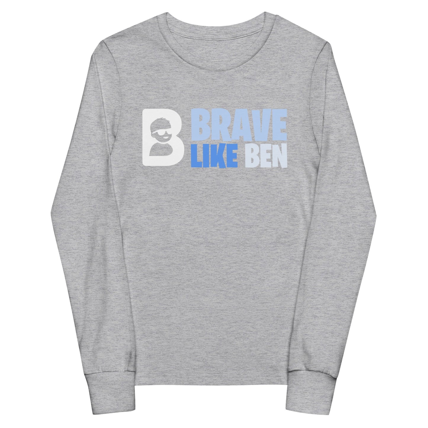 Performance | Youth Long Sleeve T-Shirt | Brave Like Ben | Valor Logo