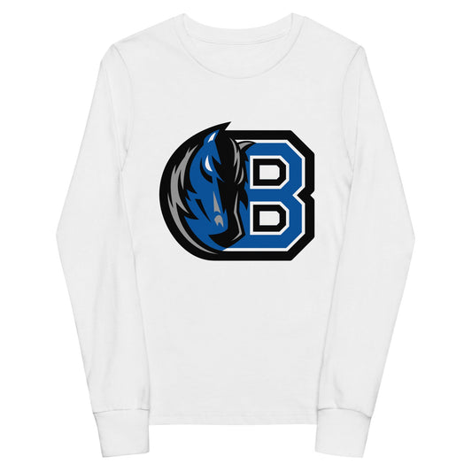 Performance | Youth Long Sleeve T-Shirt | Bronxville | Crest Logo