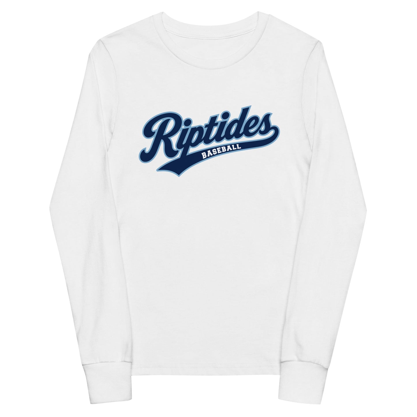 Performance | Youth Long Sleeve T-Shirt | Cape Riptides Baseball | Modern Script Logo