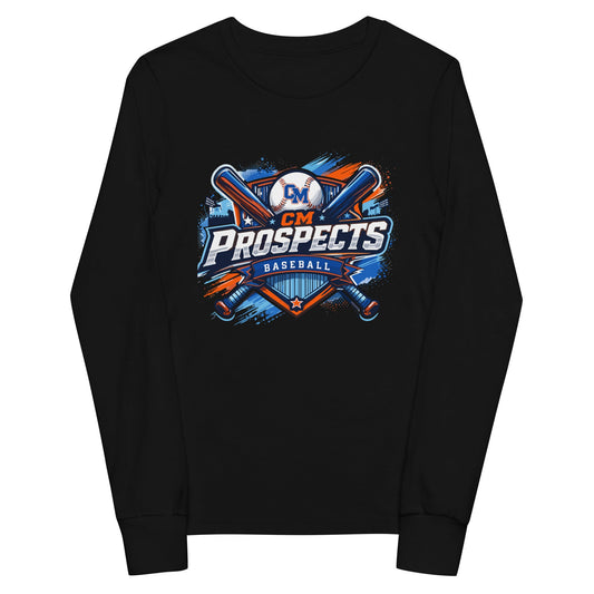 Performance | Youth Long Sleeve T-Shirt | Central Missour Prospects | Shield Logo