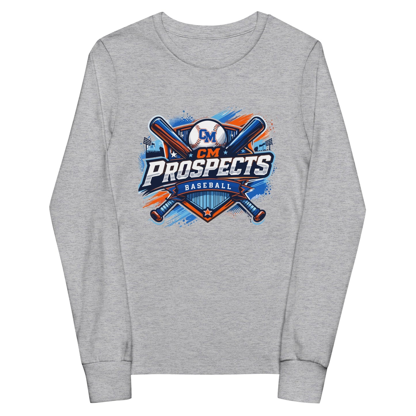Performance | Youth Long Sleeve T-Shirt | Central Missour Prospects | Shield Logo