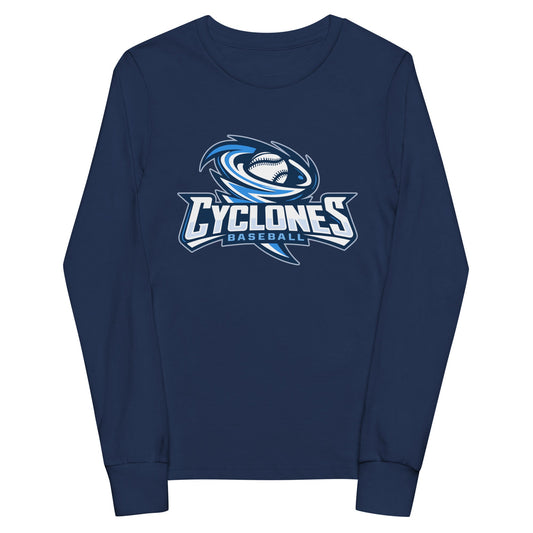 Performance | Youth Long Sleeve T-Shirt | Centre County Cyclones | Crest Logo