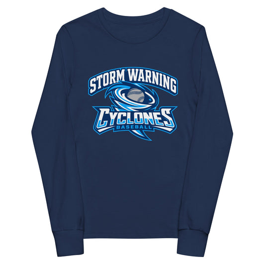 Performance | Youth Long Sleeve T-Shirt | Centre County Cyclones | Vanguard Logo