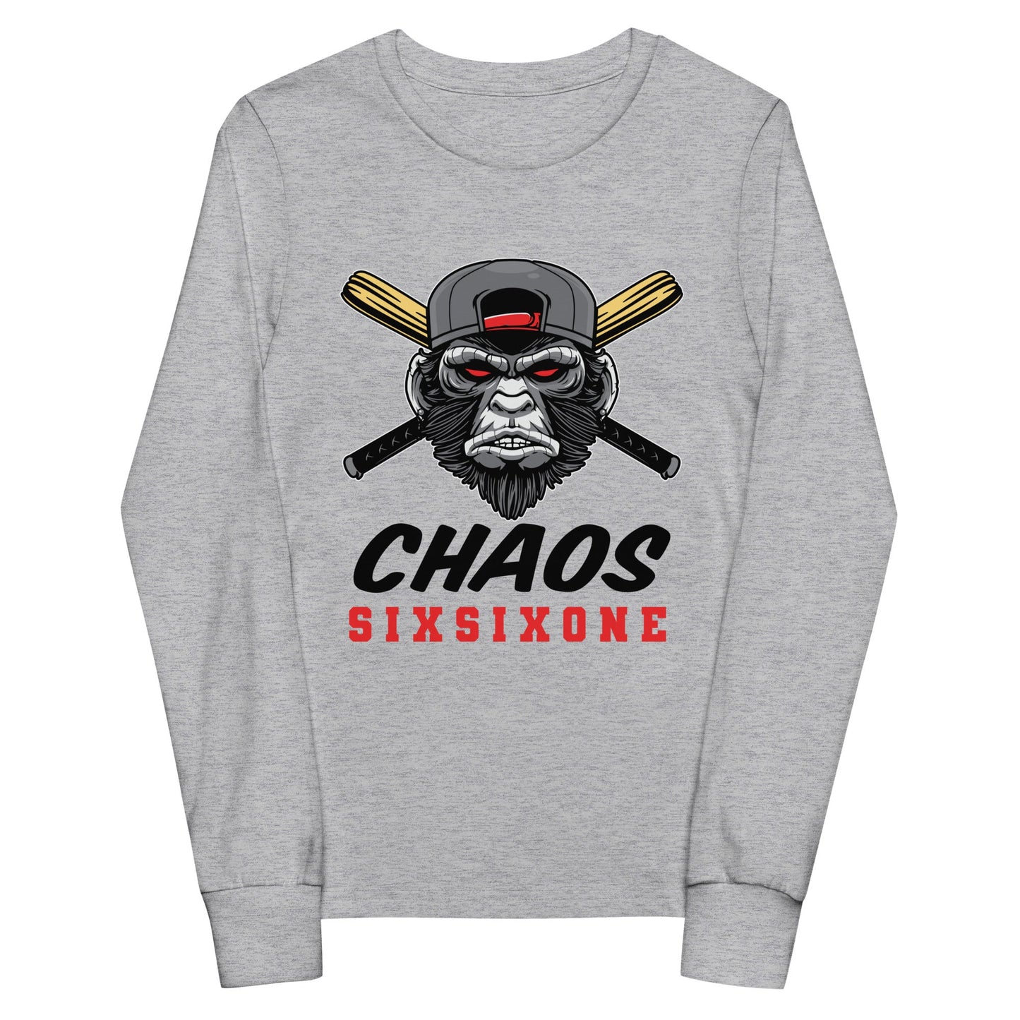 Performance | Youth Long Sleeve T-Shirt | CHAOS 661 7u | SixSixOne Logo