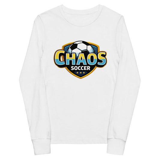 Performance | Youth Long Sleeve T-Shirt | Chaos Soccer | Logo