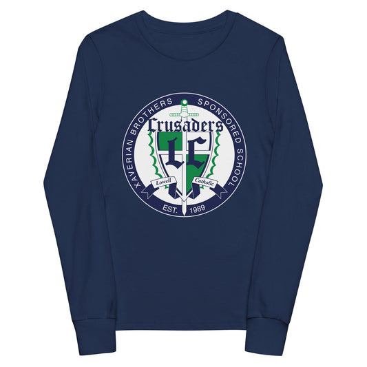 Performance | Youth Long Sleeve T-Shirt | Cheer | Badge Logo