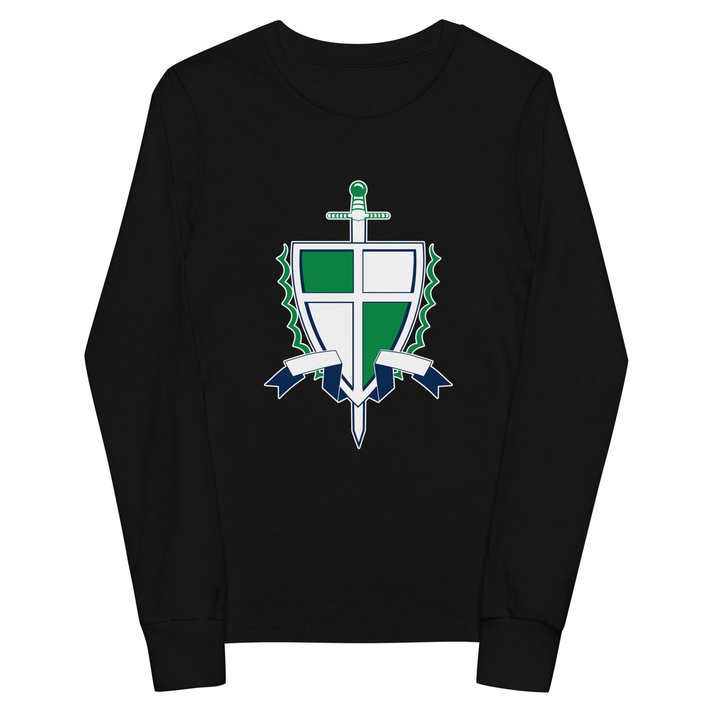 Performance | Youth Long Sleeve T-Shirt | Cheer | Shield Logo