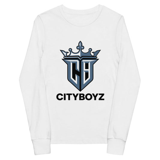 Performance | Youth Long Sleeve T-Shirt | City Boyz Elite | Crown Valor Logo