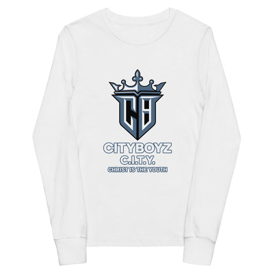 Performance | Youth Long Sleeve T-Shirt | City Boyz Elite | Victory Royale Logo