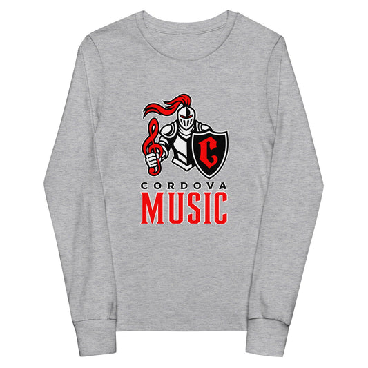 Performance | Youth Long Sleeve T-Shirt | Cordova High Music | Vanguard Logo