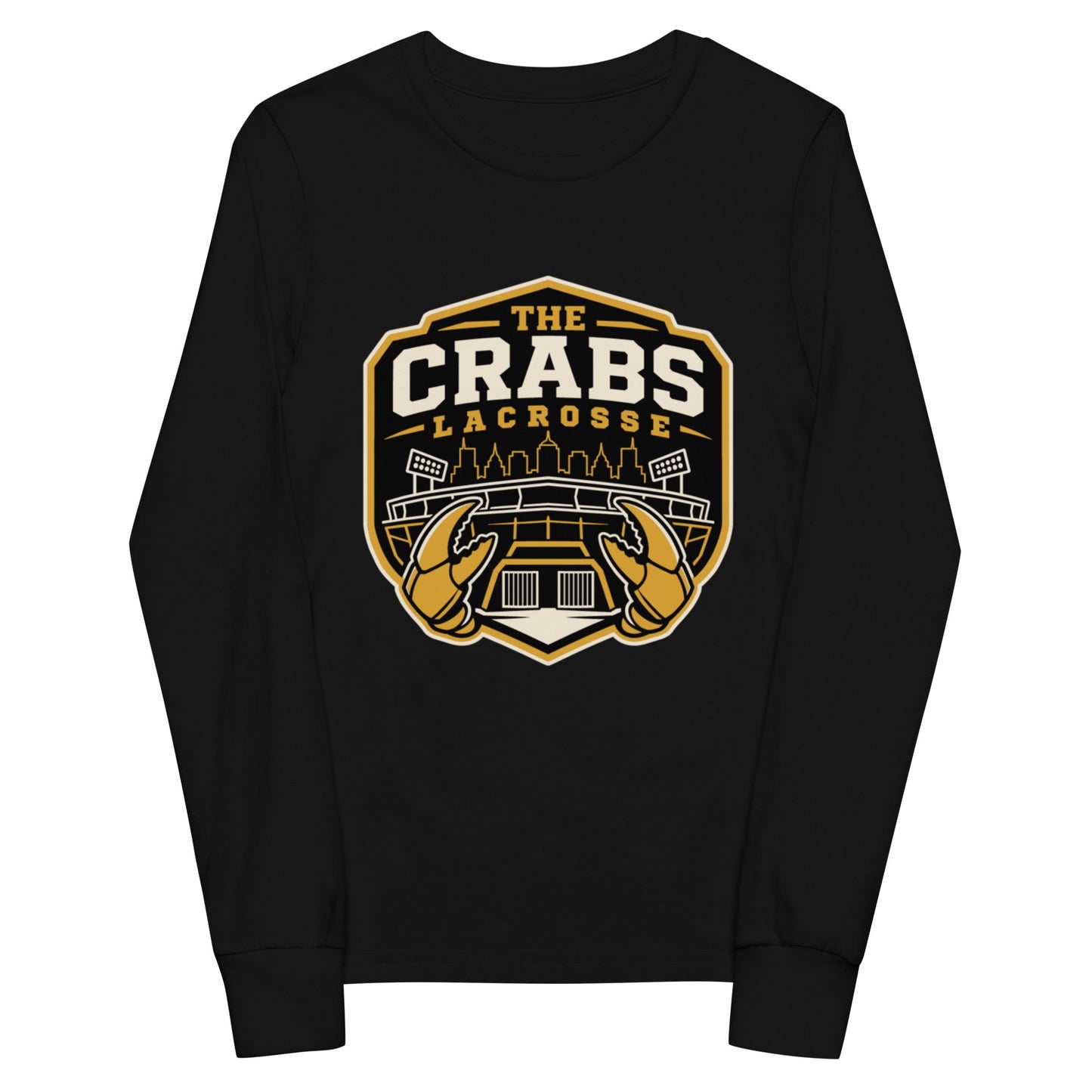 Performance | Youth Long Sleeve T-Shirt | Crabs lax | Stadium Logo