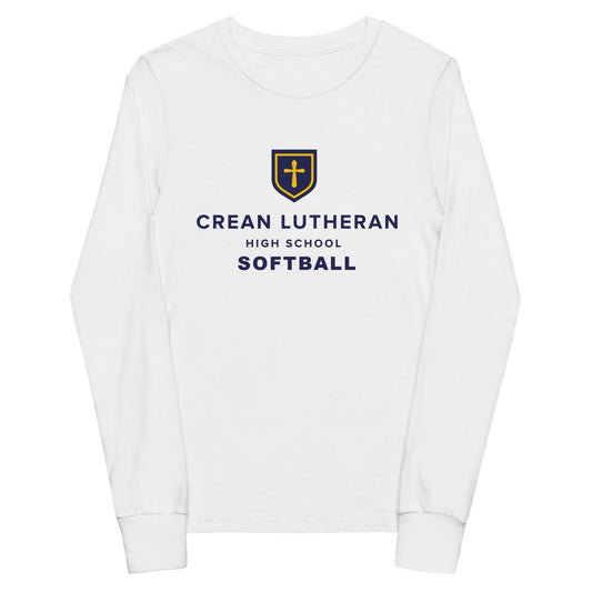 Performance | Youth Long Sleeve T-Shirt | Crean Lutheran Softball | CLHS SB Logo