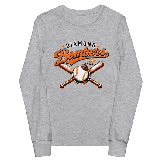 Performance | Youth Long Sleeve T-Shirt | Diamond Bombers | Vanguard Logo