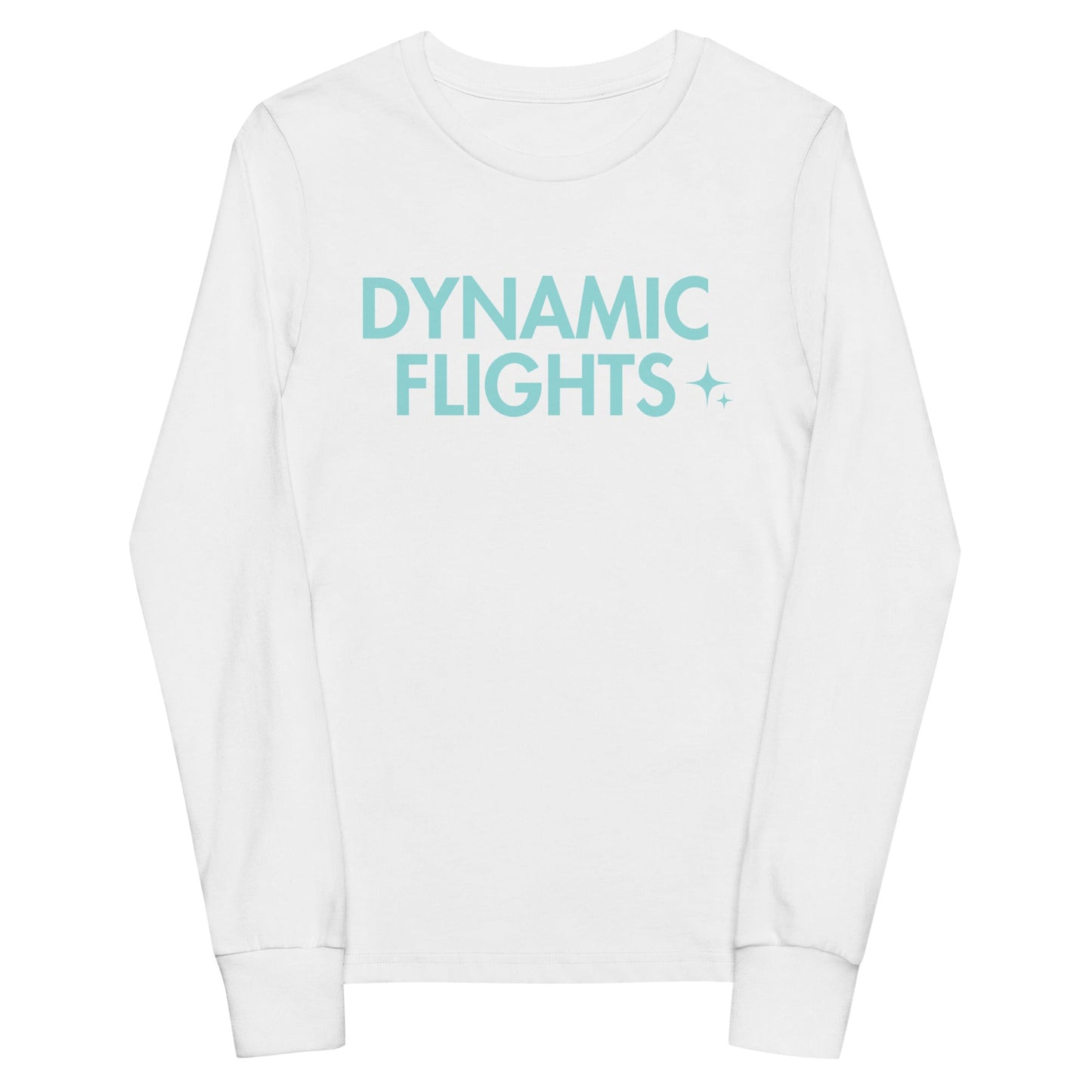 Performance | Youth Long Sleeve T-Shirt | Dynamic Flights Gymnastics | Alt Logo 2