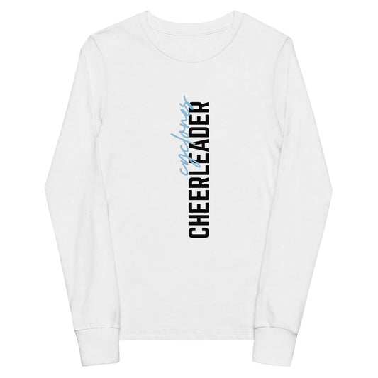 Performance | Youth Long Sleeve T-Shirt | Eastern View High School Cheer | Crest Logo