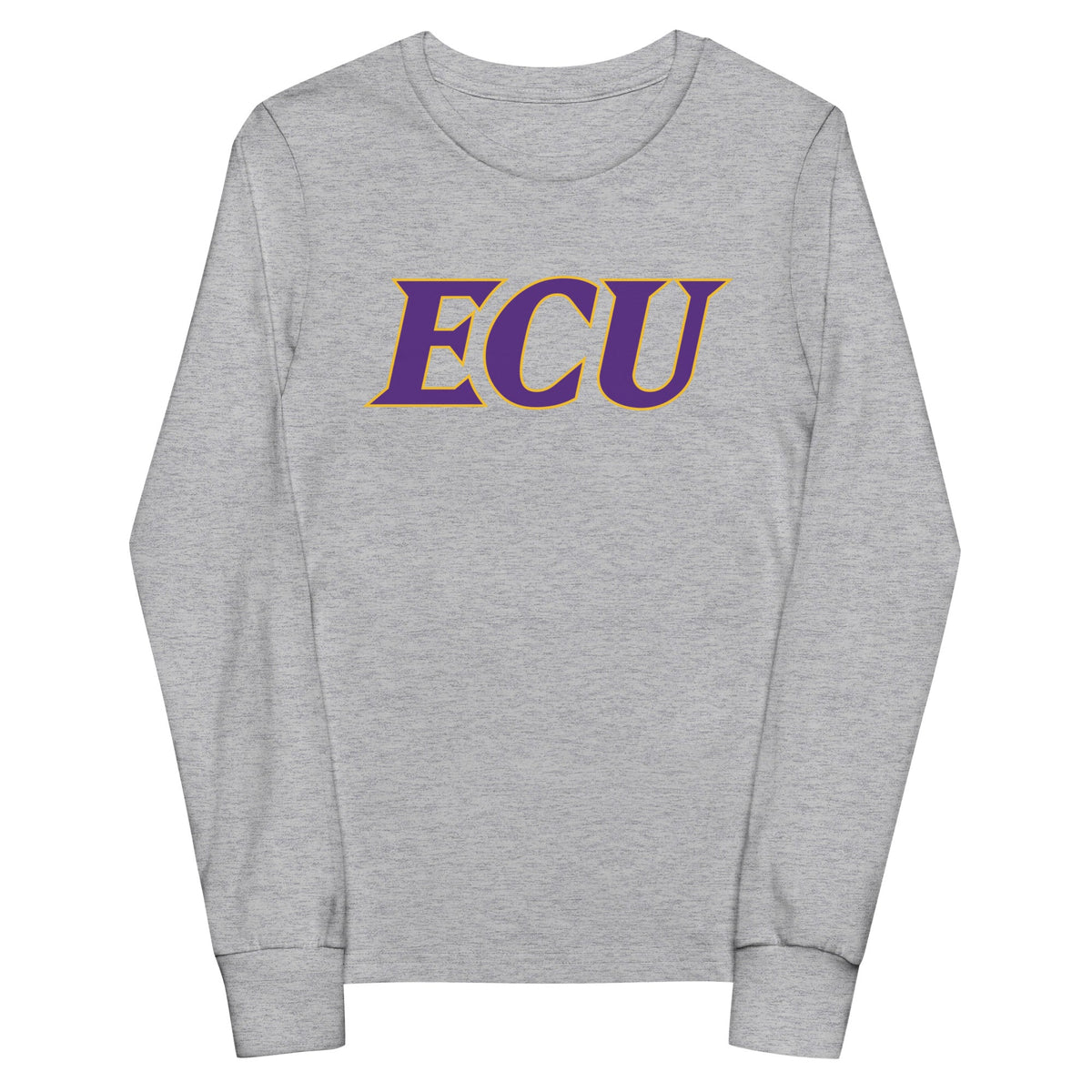 Performance | Youth Long Sleeve T-Shirt | ECU Club Womens Lacrosse | Crest Logo