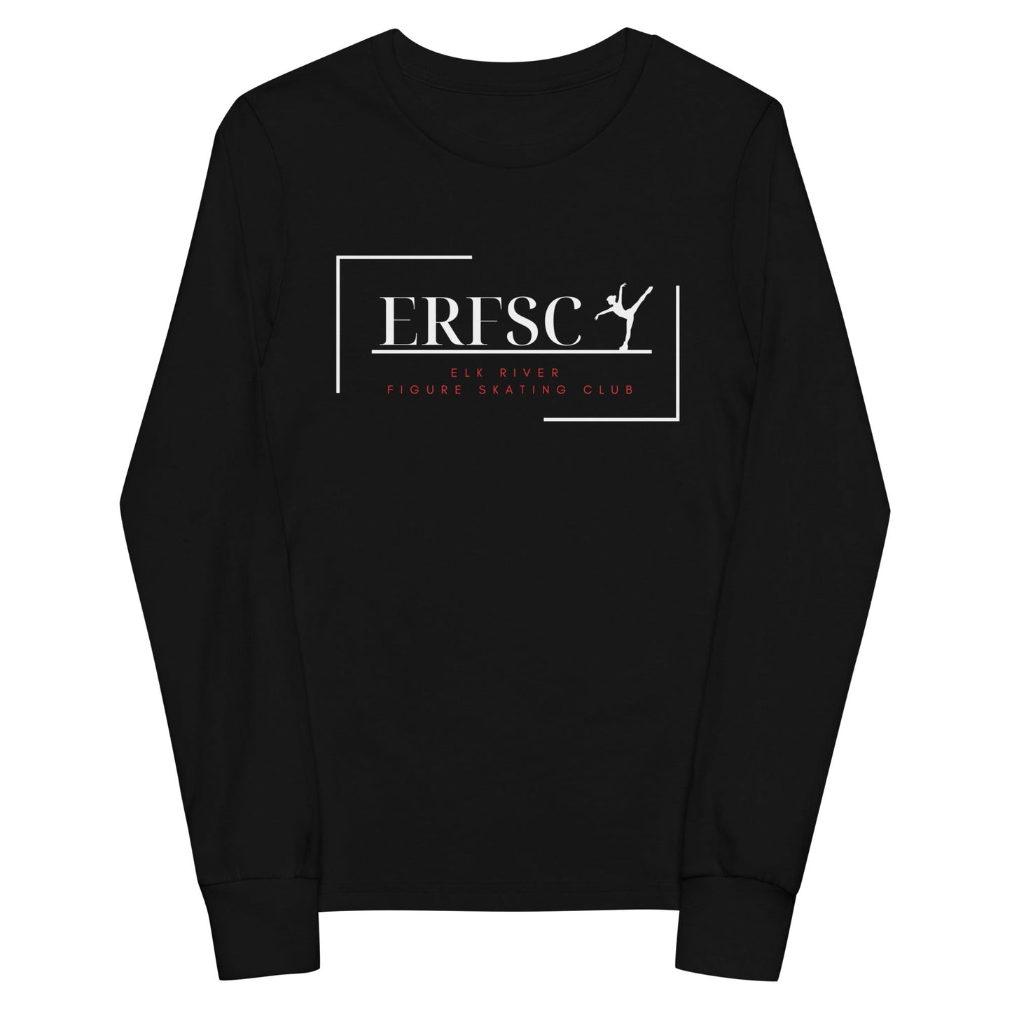 Performance | Youth Long Sleeve T-Shirt | Elk River Figure Skating Club | Alt Logo 1